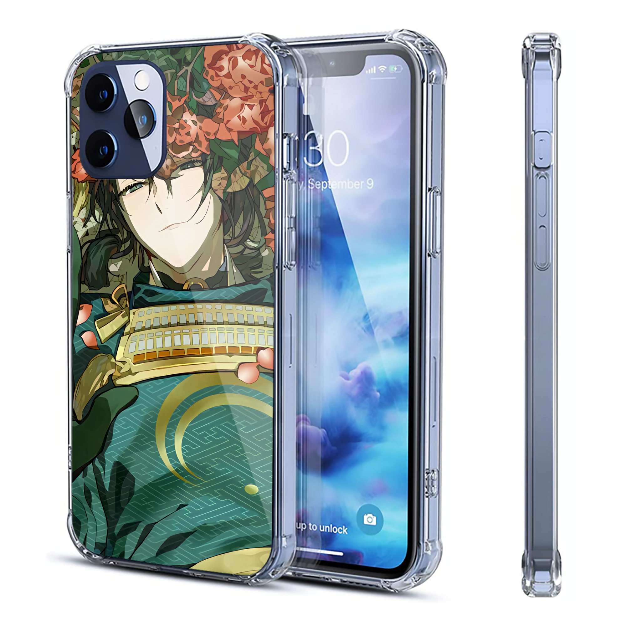 （画像用） 刀剣乱舞 Touken Ranbu 【iPhone 12シリーズ対応】透明スマホケース（クリアソフトケース）